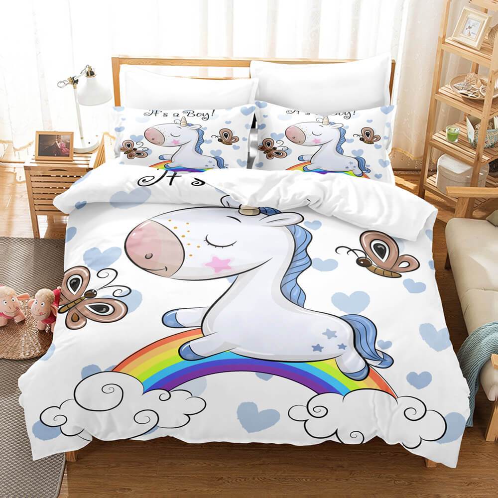 Unicorn Bedding Set Duvet Covers Bed Sets - EBuycos