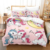 Unicorn Bedding Set Duvet Covers Bed Sets - EBuycos