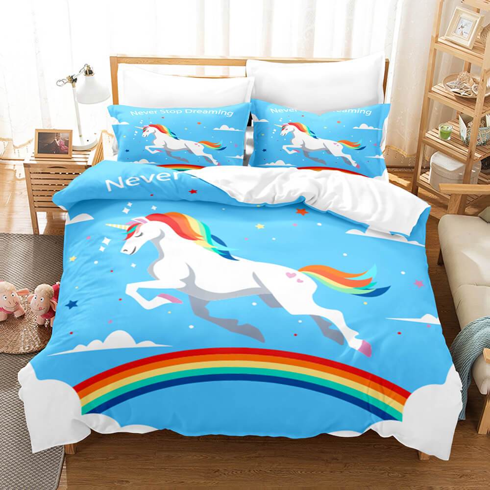 Unicorn Bedding Set Duvet Covers Bed Sets - EBuycos