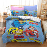 Cute PAW Patrol Cosplay Bedding Set Quilt Duvet Cover Bed Sheets Sets - EBuycos