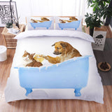 Cute Pet Dog Puppy Bedding Set Quilt Cover Without Filler