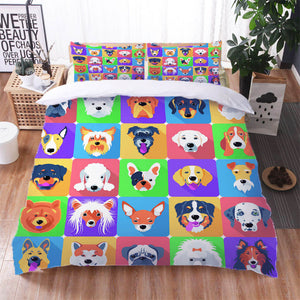 Cute Pet Dog Puppy Bedding Set Quilt Cover Without Filler