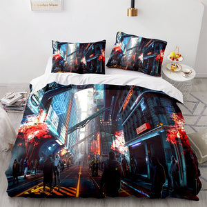 Cyberpunk 2077 Bedding Set Quilt Cover Without Filler