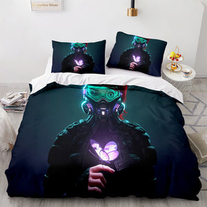 Cyberpunk 2077 Bedding Set Quilt Cover Without Filler