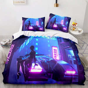 Cyberpunk Bedding Set Quilt Cover Without Filler