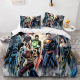 DC Justice League Bedding Set Throw Quilt Duvet Cover Bedding Sets - EBuycos