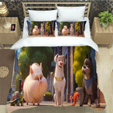 DC League of Super-Pets Bedding Set Pattern Quilt Cover Without Filler
