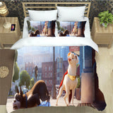 DC League of Super-Pets Bedding Set Pattern Quilt Cover Without Filler