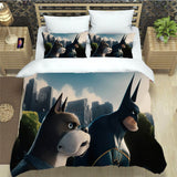 DC League of Super-Pets Bedding Set Pattern Quilt Cover Without Filler