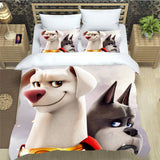 DC League of Super-Pets Bedding Set Pattern Quilt Cover Without Filler