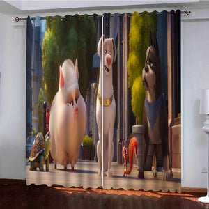 DC League of Super-Pets Curtains Window Drapes