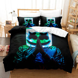 DJ Marshmello Cosplay Bedding Sets Duvet Covers Comforter Bed Sheets - EBuycos