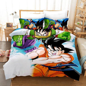 DRAGON BALL GT Cosplay Bedding Sets Duvet Covers Comforter Bed Sheets - EBuycos