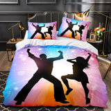 Dance Pattern Bedding Set Quilt Duvet Covers Bed Sets - EBuycos