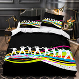 Dance Pattern Bedding Set Quilt Duvet Covers - EBuycos