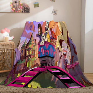 Dead End Paranormal Park Blanket Pattern Flannel Throw Room Decoration