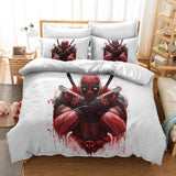 Deadpool 2 Cosplay Bedding Set Duvet Cover Christmas Bed Sheets Sets - EBuycos