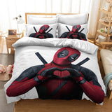 Deadpool 2 Cosplay Bedding Set Duvet Cover Christmas Bed Sheets Sets - EBuycos