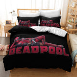 Deadpool 2 Cosplay Bedding Set Duvet Cover Halloween Bed Sheets Sets - EBuycos