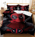 Deadpool 2 Cosplay Bedding Set Duvet Cover Halloween Bed Sheets Sets - EBuycos