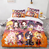 Demon Slayer Bedding Set Cosplay Quilt Cover Without Filler
