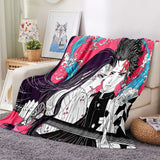 Demon Slayer Blanket Flannel Throw Room Decoration