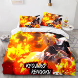 Demon Slayer Cosplay Bedding Set Quilt Cover Without Filler