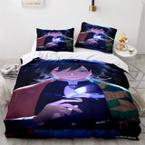 Demon Slayer Cosplay Bedding Set Duvet Covers Comforter Bed Sheets - EBuycos