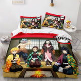 Demon Slayer Cosplay Bedding Set Quilt Covers Without Filler