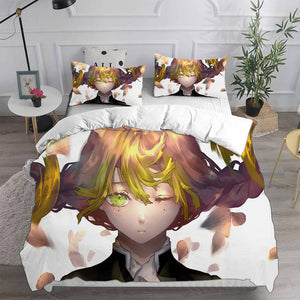 Demon Slayer Kimetsu no Yaiba Bedding Set Duvet Covers Quilt Bed Sets - EBuycos
