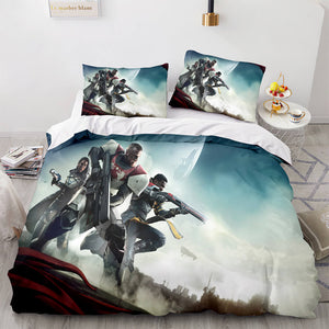 Destiny Cosplay 3 Piece Bedding Sets Comforter Duvet Covers Bed Sheets - EBuycos