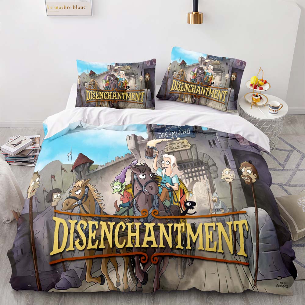 Disenchantment Bedding Set Pattern Quilt Cover Without Filler