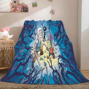 Disenchantment Blanket Flannel Throw Room Decoration