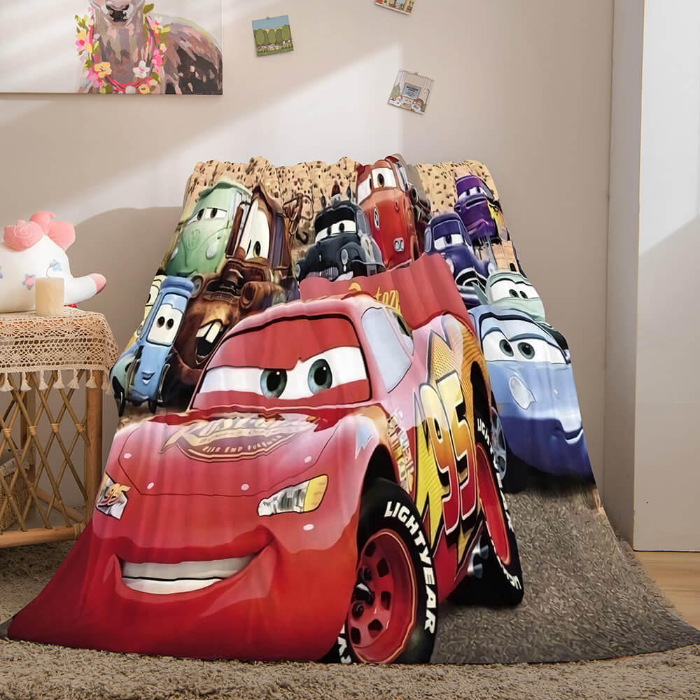 Disney Cars 2 Flannel Fleece Throw Cosplay Blanket Comforter Set - EBuycos
