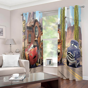 Disney Cars Curtains Cosplay Blackout Window Drapes for Room Decoration