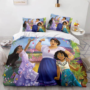 Disney Encanto Bedding Set Quilt Duvet Cover Pillowcase 3 Piece Sets - EBuycos