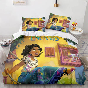 Disney Encanto Bedding Set Quilt Duvet Cover Pillowcase 3 Piece Sets - EBuycos
