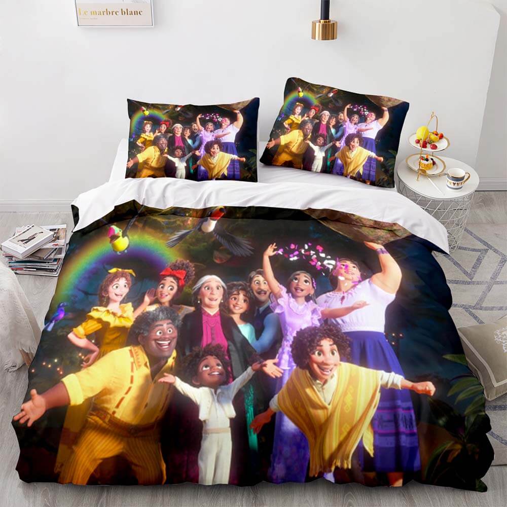 Disney Encanto Bedding Set Quilt Duvet Cover Pillowcase 3 Piece Sets - EBuycos