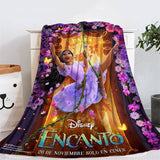 Disney Encanto Blanket Cosplay Flannel Throw Room Decoration