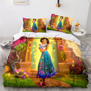 Encanto Bedding Set Lin Manuel Miranda Stephanie Beatriz Duvet Cover - EBuycos