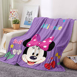 Disney Mickey Mouse Blanket Flannel Throw Room Decoration