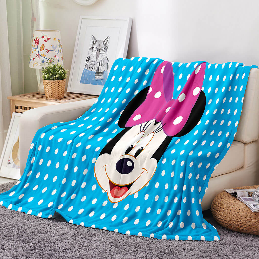Disney Mickey Mouse Blanket Flannel Throw Room Decoration