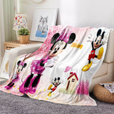 Disney Mickey Mouse Blanket Flannel Throw Room Decoration