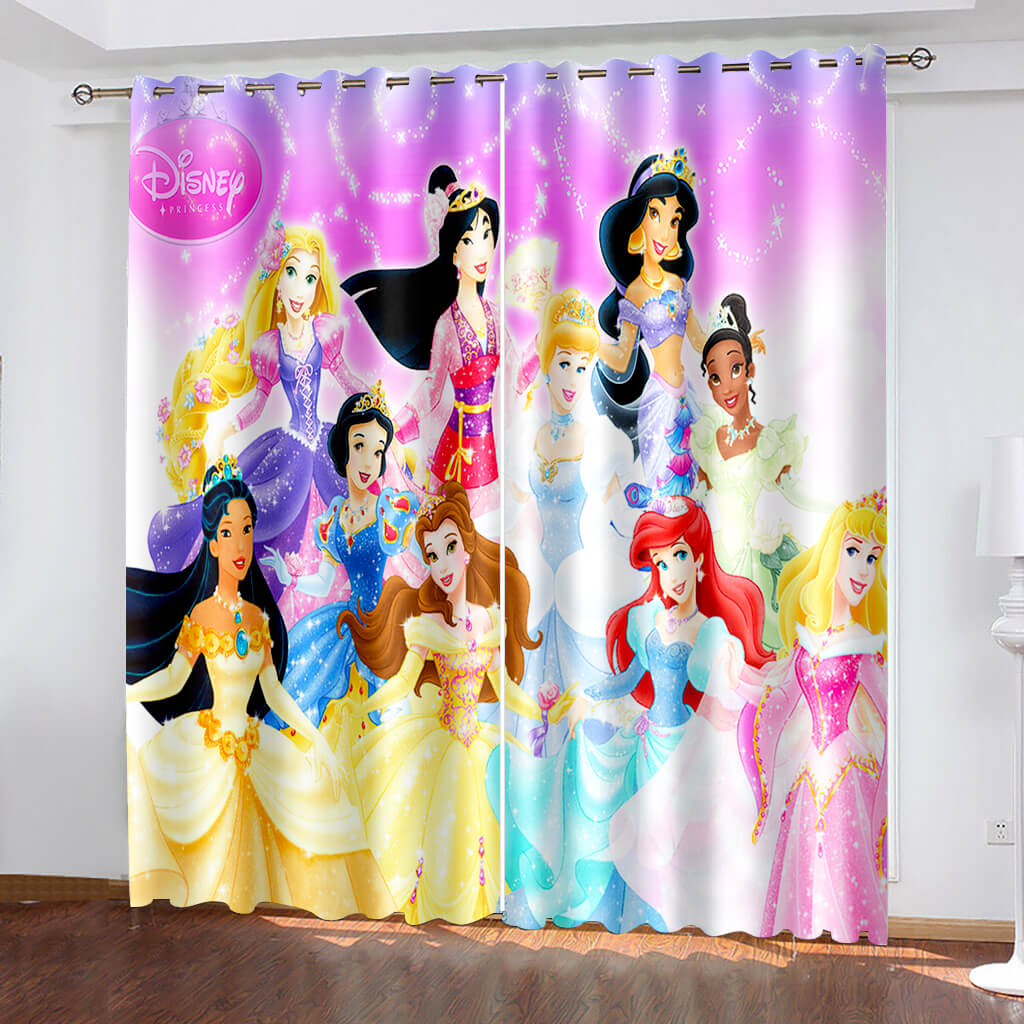 Disney Princess Curtains Cosplay Blackout Window Ds Ecos