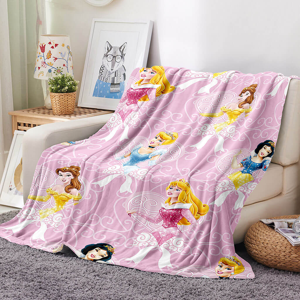 Disney Princess Snow White Blanket Flannel Fleece Throw Cosplay Blanket