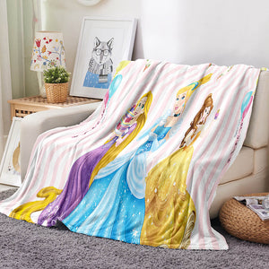 Disney Princess Snow White Blanket Flannel Throw Room Decoration