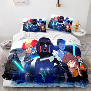 Disney Star Wars Visions Bedding Set Quilt Duvet Cover Bedding Sets - EBuycos