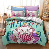 Disney The Aristocats Marie Cat Bedding Sets Quilt Cover Without Filler