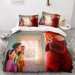 Disney Turning Red 2022 Bedding Set Quilt Duvet Cover Bedding Sets - EBuycos