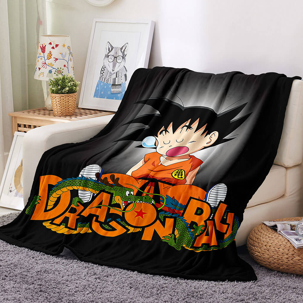 Dragon Ball Blanket Flannel Throw Room Decoration